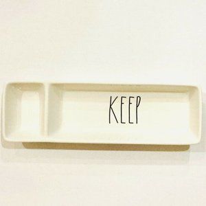 Rae Dunn "KEEP" Divided Tray - Brand New